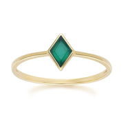 Classic Chalcedony Ring in 9ct Yellow Gold