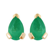 Classic Emerald Stud Earrings Image 1