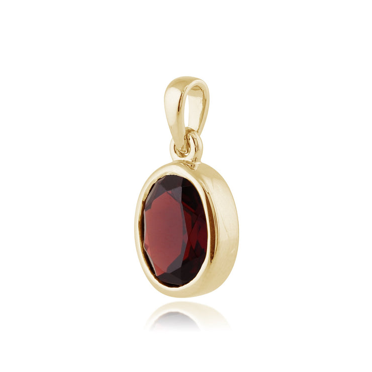 Classic Garnet Pendant Image 2