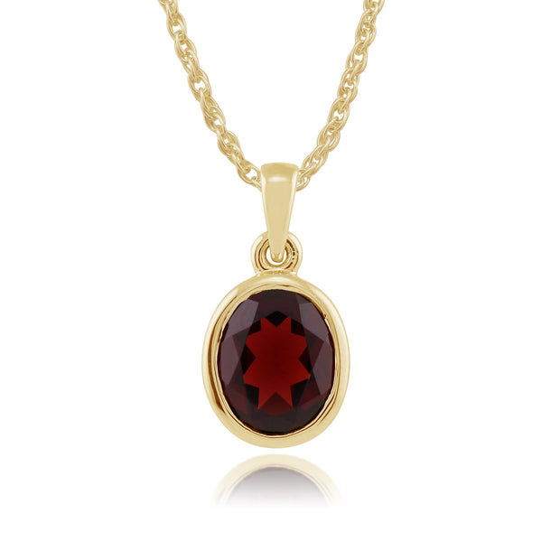 Classic Garnet Pendant Image 1