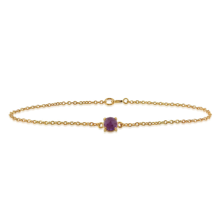 Classic Amethyst Checkerboard Bracelet Image 1