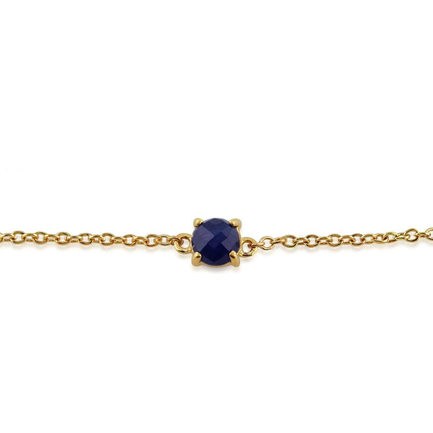 Classic Sapphire Checkerboard Bracelet Image 1