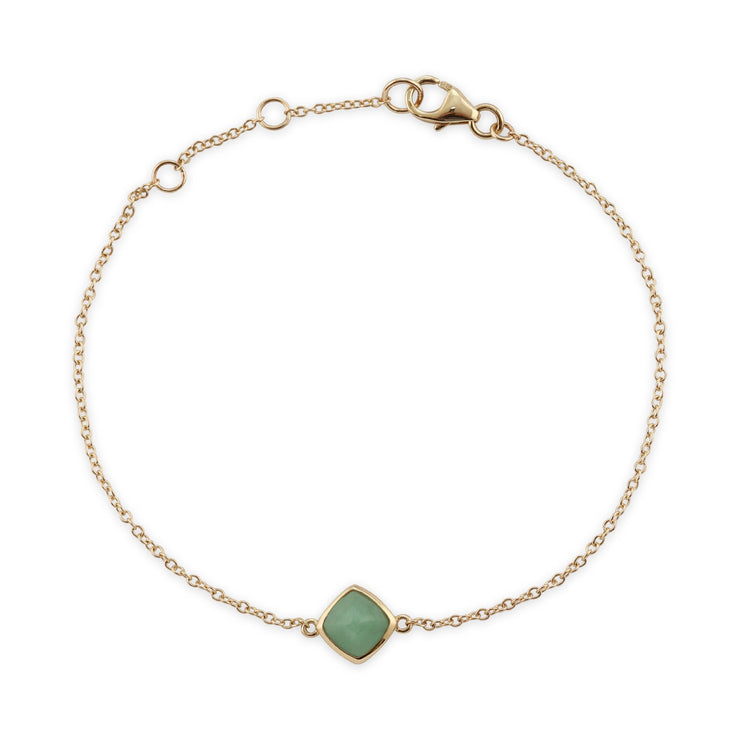 Classic Jade Bezel Bracelet Image 2