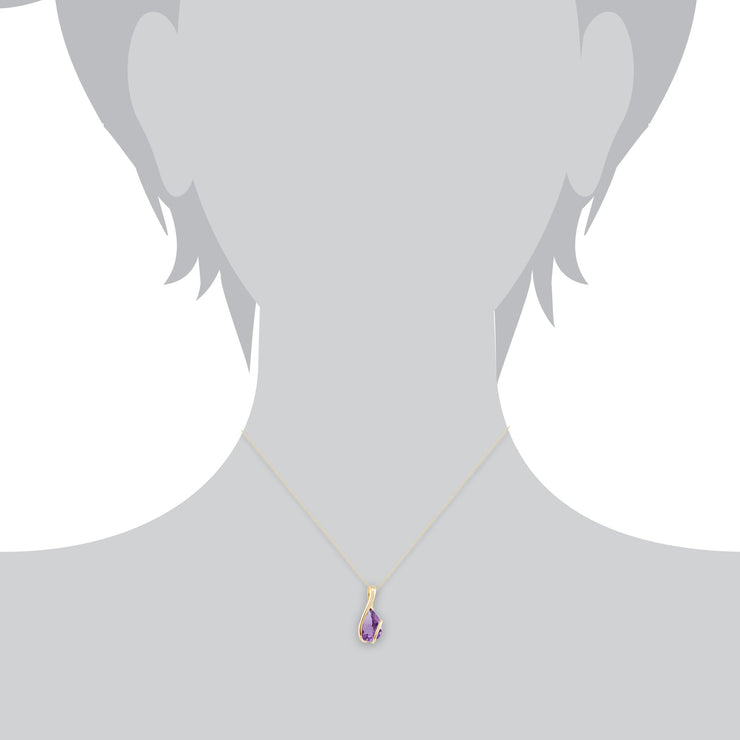 Classic Amethyst Pendant Image 3